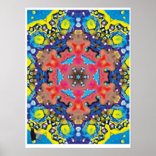 Amonium Kinematische Collage Kaleidoskop Poster