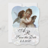 Amor and Psyche as Children Wedding Party Monogram