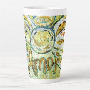 Amor Angel Word Art Custom Latte Tassen Cup