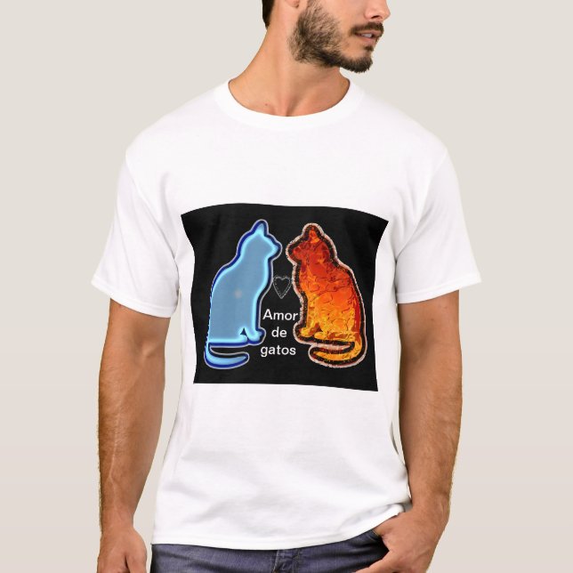 amor como agua y fuego intenso T-Shirt (Vorderseite)