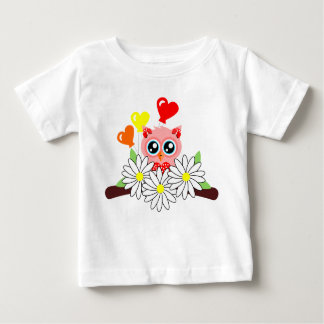 Amor em Forma de Coruja Baby T-shirt