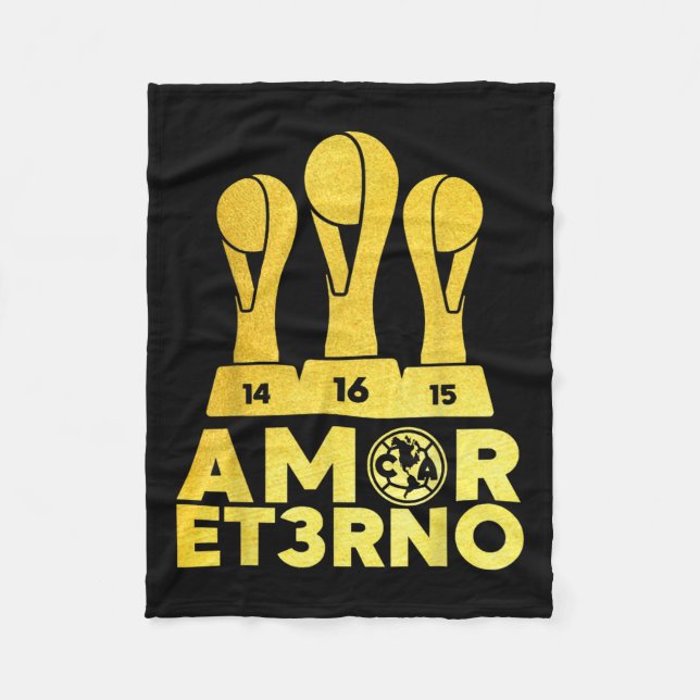 Amor Et3rno America Tricampeon Fleecedecke (Vorderseite)