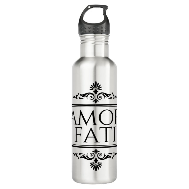 Amor Fati Edelstahlflasche (Vorderseite)