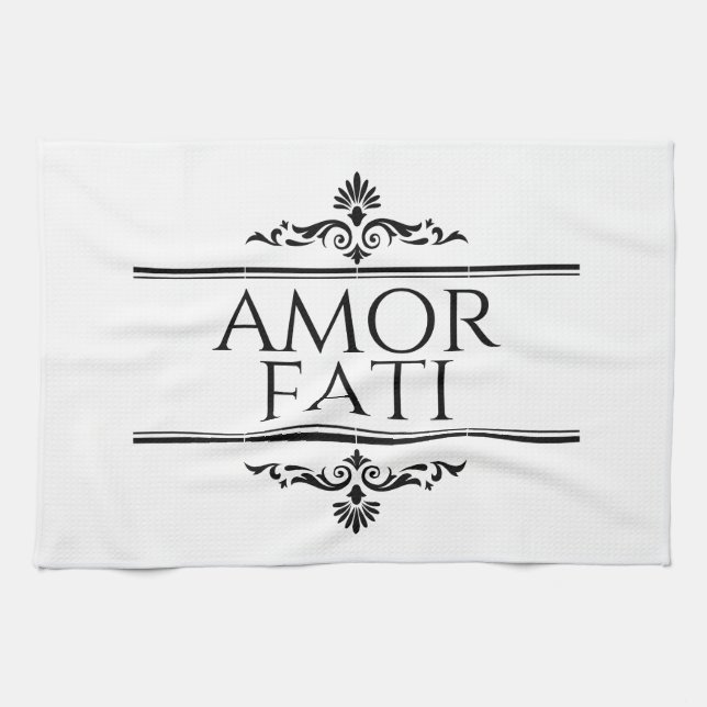 Amor Fati Geschirrtuch (Horizontal)