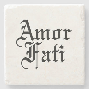 Amor Fati - Liebe des Schicksals Steinuntersetzer