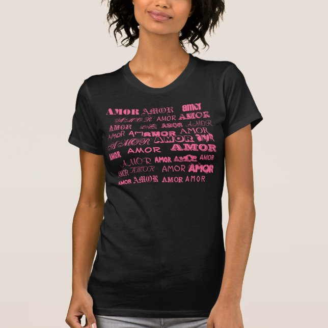 AMOR Frauen/der T - Shirt des Jüngeren (Vorderseite)