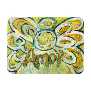 Amor Guardian Angel Word Custom Magnet