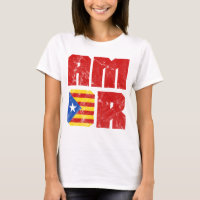 Amor katalanische Liebe, Katalonien Estelada Flag