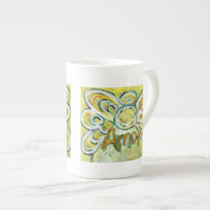 Amor (Liebe) Angel Word Knochen China Tasse