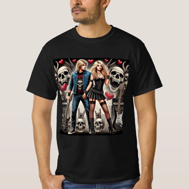 Amor Metalero: Unión Eterna T-Shirt (Vorderseite)