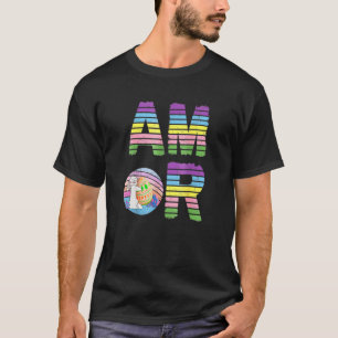 Amor Oaster Liebe Happy Bunny Junting Eggs Pastel  T-Shirt