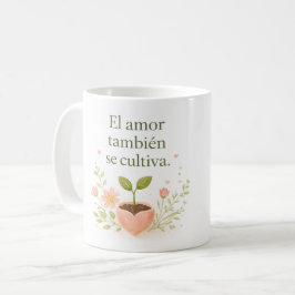 ✨ Amor que Florece – Taza de Café Botánica  Kaffeetasse