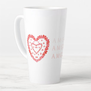 AMOR-SPANISH LIEBE hoch Latte Tasse