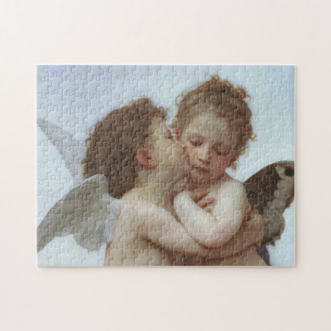 Amor und Psyche als Kinder Puzzle (Horizontal)