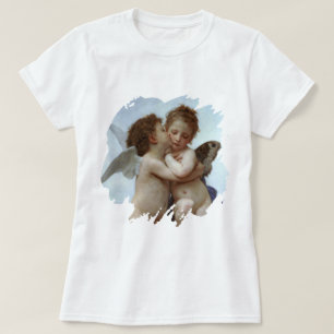 Amor und Psyche, wie Kinder /Angels zuerst küssen T-Shirt