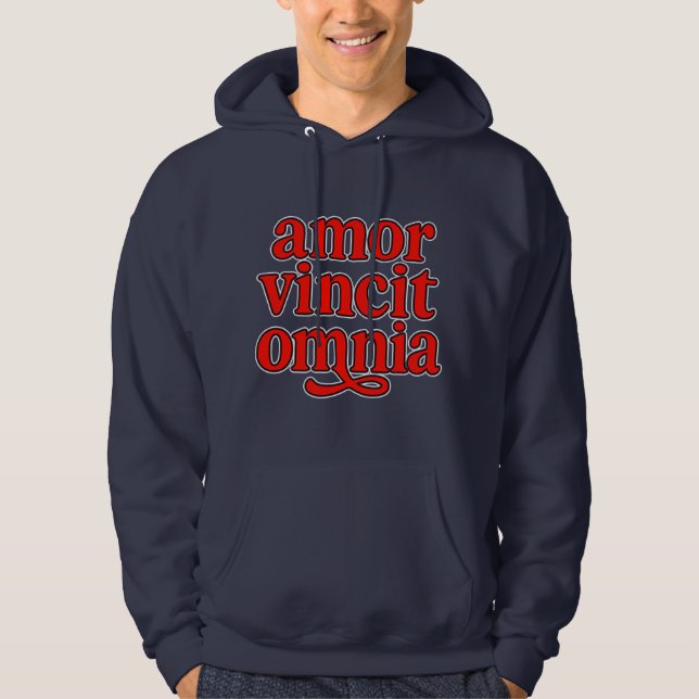 Amor vincit omnia hoodie (Vorderseite)