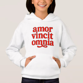 Amor vincit omnia hoodie