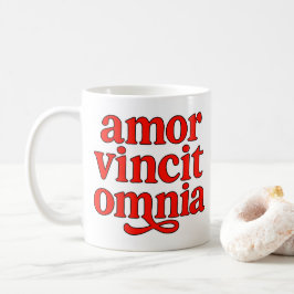 Amor vincit omnia kaffeetasse