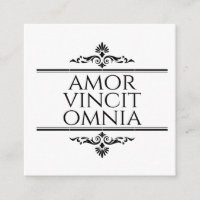 Amor Vincit Omnia Liebe erobert alle lateinischen