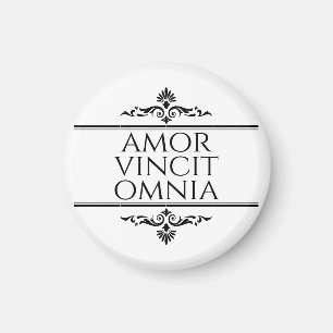 Amor Vincit Omnia - Liebe erobert alle Magnet