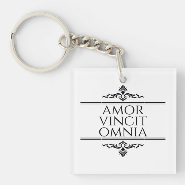 Amor Vincit Omnia - Liebe erobert alle Schlüsselanhänger (Vorderseite)