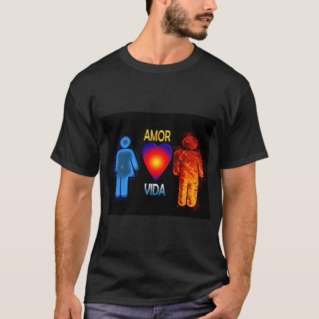 amor y vida T-Shirt (Vorderseite)