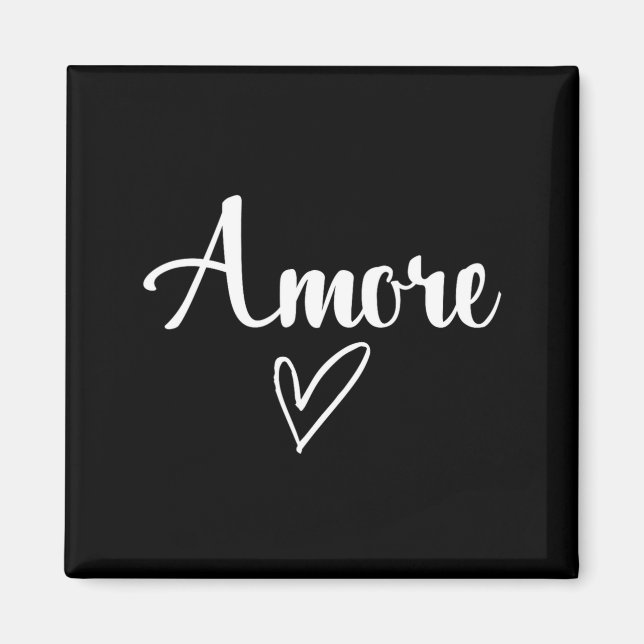 Amore Italienische Liebe Valentinstag  Magnet (Vorne)