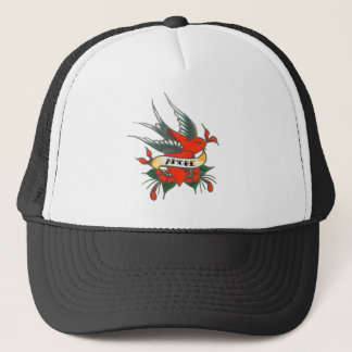 Amore Tattoo Vogel Truckerkappe