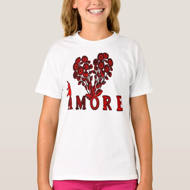 AMORE-, Trägershirt T-Shirt (Vorderseite)