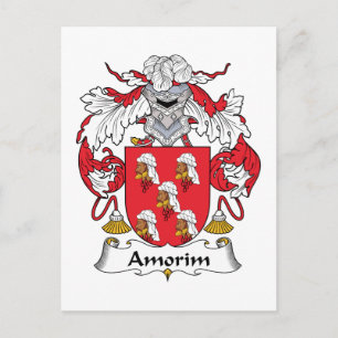 Amorim Familienwappen Postkarte