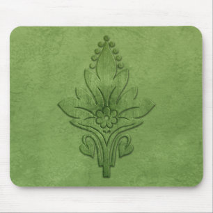 Amoroso: GEALTERTES PERGAMENT im Grün Mousepad