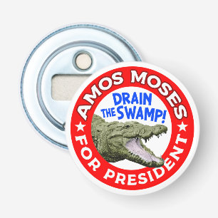 Amos Moses für den Präsidenten Flaschenöffner