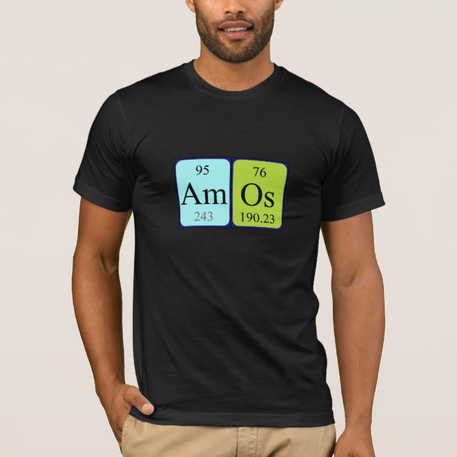 Amos Periodenname Shirt (Vorderseite)