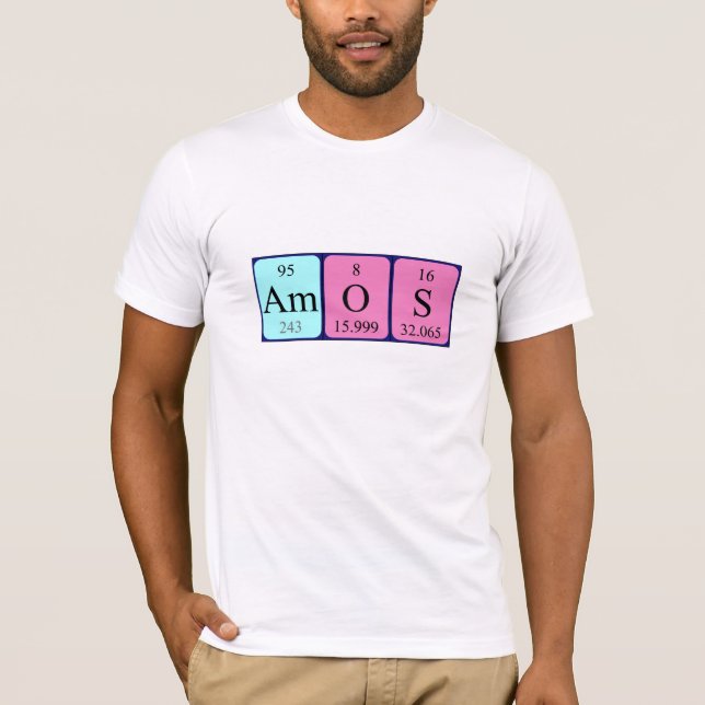 Amos Periodenname Shirt (Vorderseite)