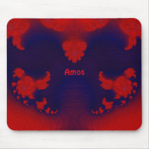 AMOS ~ Rote und blaue Maus-Pad