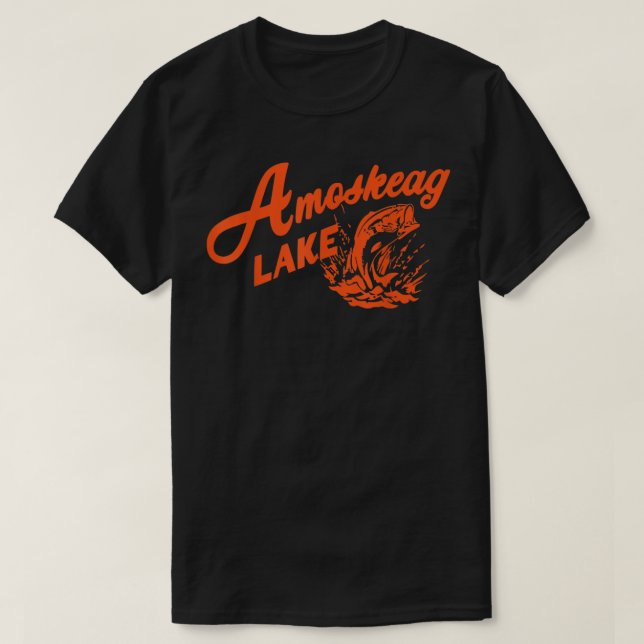 Amoskeag Lake Gift For Fishing Lover 2022 T-Shirt (Design vorne)