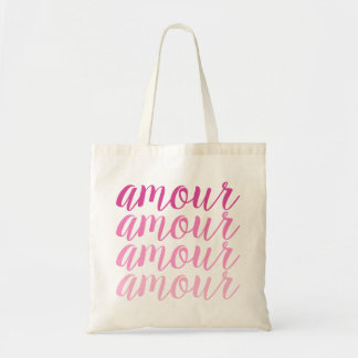 Amour in Pinks Tragetasche