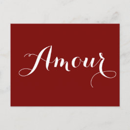 Amour Postkarte