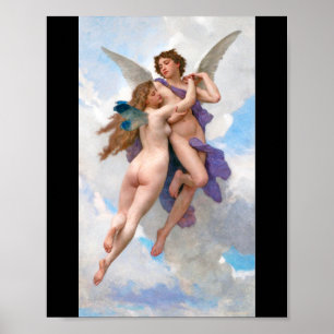 Amour und Psyche, Bouguereau Poster