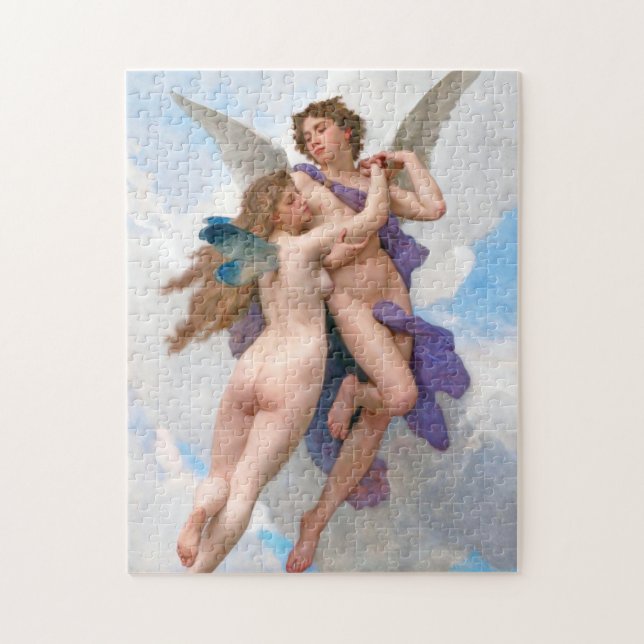 Amour und Psyche, Bouguereau Puzzle (Vertikal)