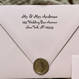 Amour | Vintage französische Stilhandschrift Permastempel