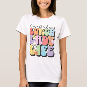 & Hochglanzlunch Lady Vibes School Appreciate T-Shirt