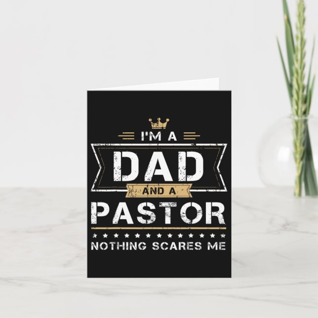 Amp Pastor Nothing Scares Me Gift Karte (Vorderseite)