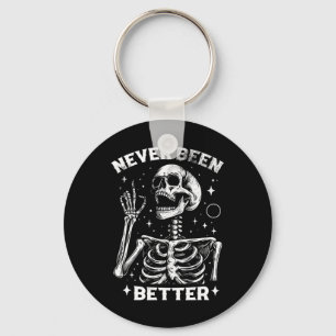 & sarkastisches Halloween war nie besser Skele Schlüsselanhänger