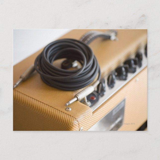 Amp und Kabel Postkarte (Vorderseite)