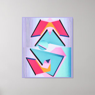 Ampamstract leinwanddruck