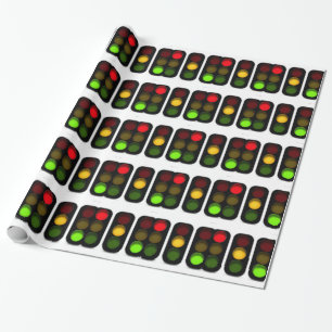 Ampel-Entwurf Geschenkpapier
