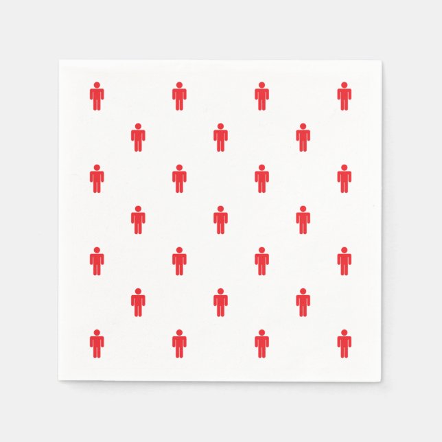 Ampel Man Napkins Serviette (Vorderseite)