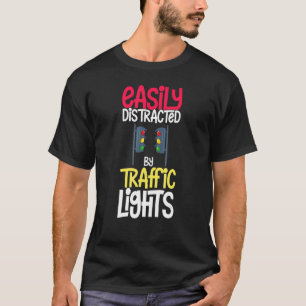 Ampel mit Schild rot-gelber Stopp-Ampel T-Shirt