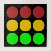 Ampel nach vorn Vorsicht Straßenschildmuster